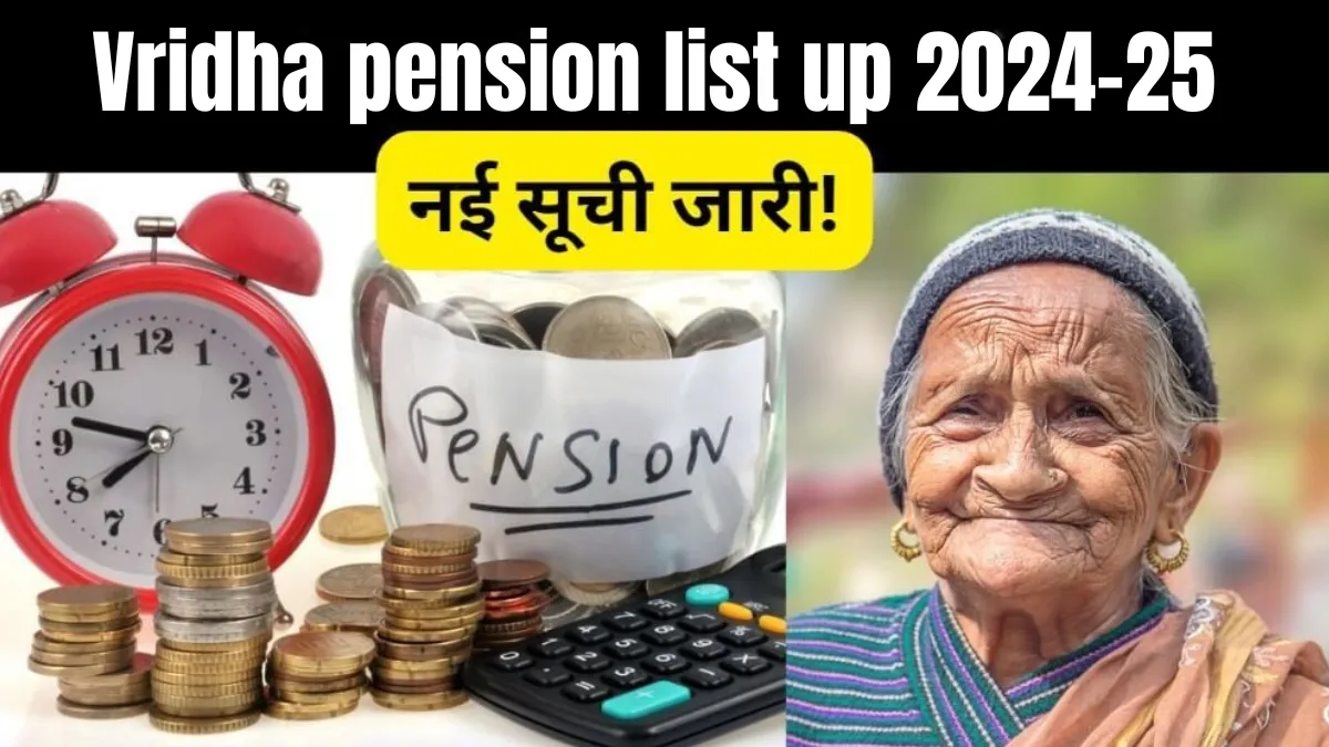 Vridha pension list up 2024-25