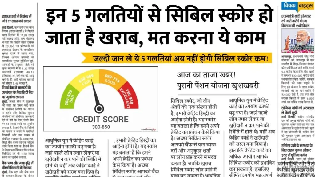 CIBIL score tips
